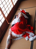[Cosplay] Reimu Hakurei with dildo and toys - Touhou Project Cosplay(101)